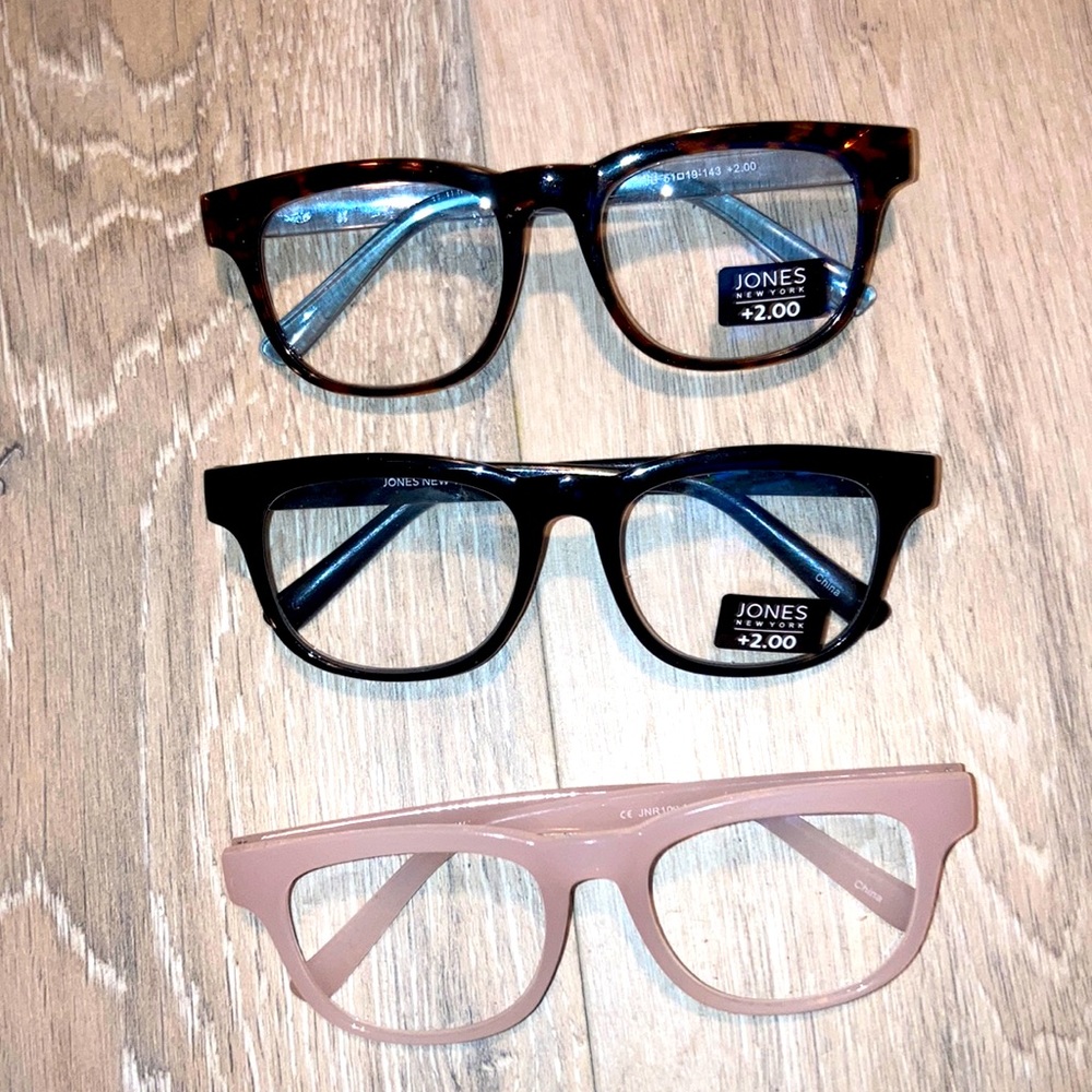 Jones New York 3 pair Glasses